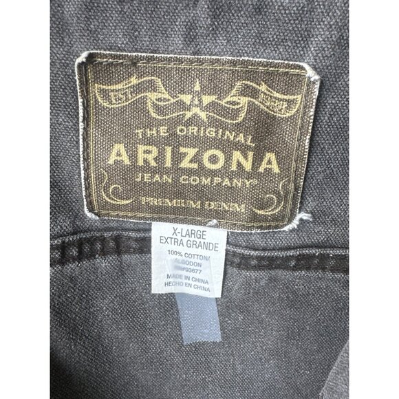 Arizona Jean Co. Mens Denim Jacket Size X-Large Brown 100% Cotton - Picture 6 of 8